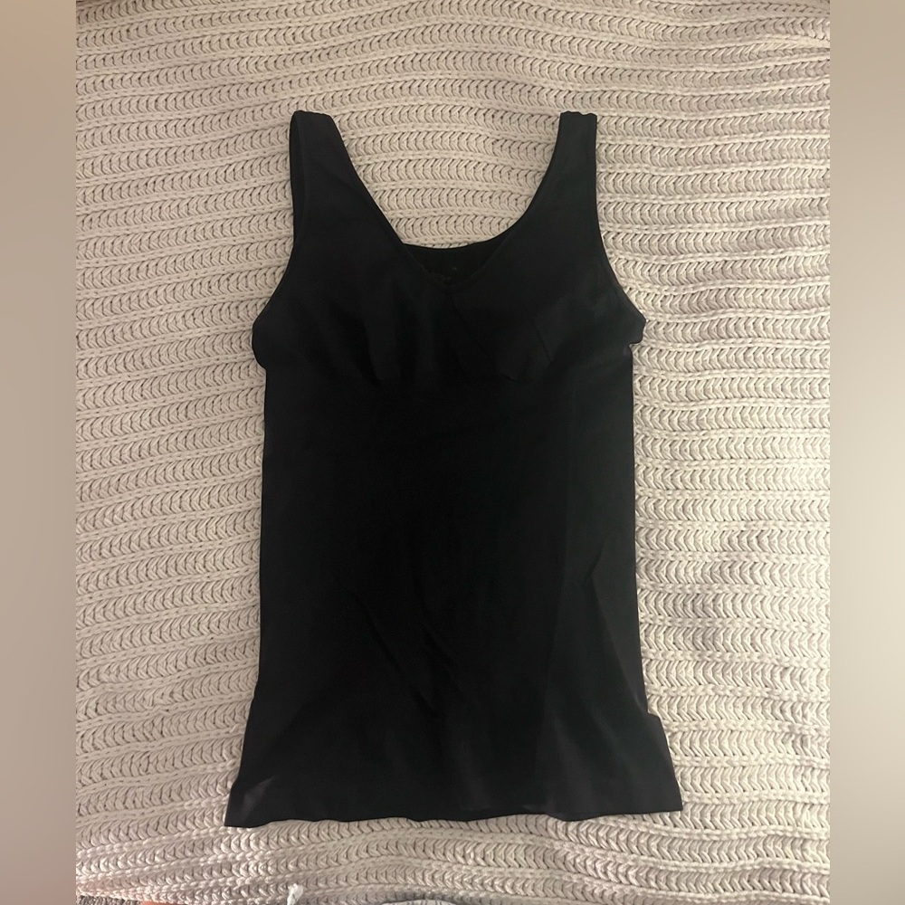 Large Life Black Slim Fit Tank Top